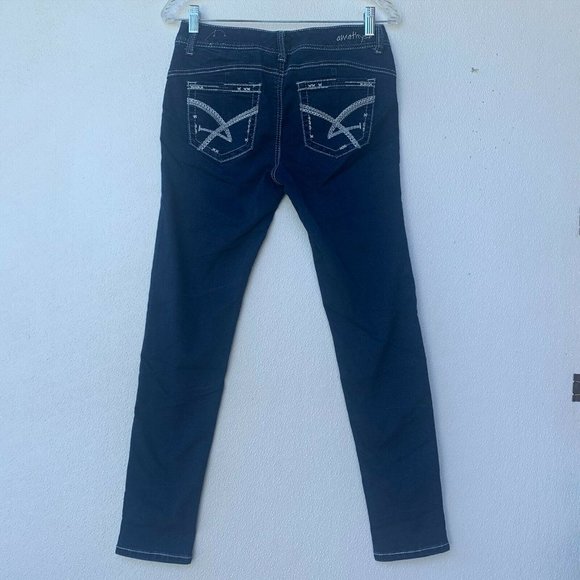 Body Con Jeans Amethyst Women Jeans Size 7 Blue Sk - Picture 5 of 6